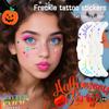 1Pcs Halloween Vampire Bat Fake Freckles Temporary Tattoo Stickers For Child WomanHot Stamping Freckles Makeup Party Face Makeup