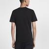Nike Letter Print Casual Knit Breathable Short Sleeve T-Shirt Men Tops Black AQ5189-010