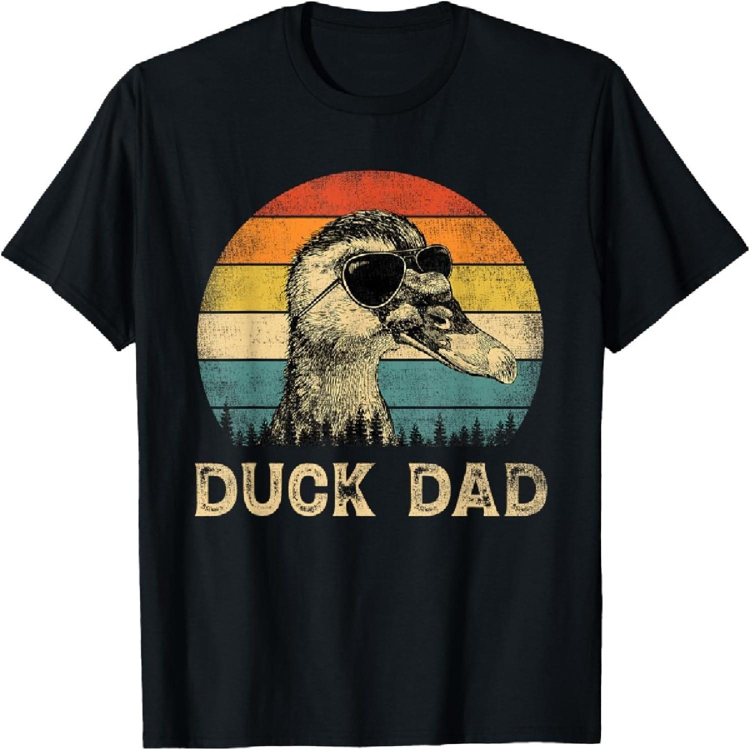 

Vintage Duck Dad Duck Lovers Daddy Father s Day T-Shirt XXXXXL різнокольоровий