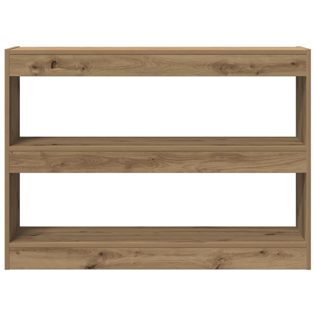 Artisan Oak Bookshelf 100 x 30 x 72 cm Engineered Wood