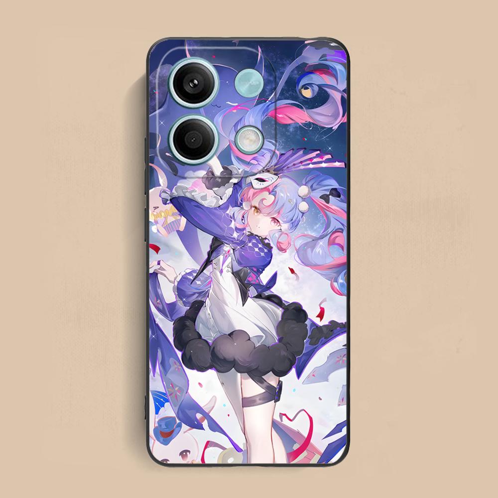 Wuthering Waves Roccia Phone Case for Xiaomi Redmi Note 14 13 12 11 S Pro Plus 4G 5G Colorful Printing Cover Pretty Luxury Cover