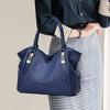 SCIONE New Fashion Soft Leather Middle-aged Lady Handbag Crocodile Pattern Large-capacity Waterproof Zipper Compartment Shoulder Bag