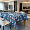 Tavola da Pranzo Casa Cucina Festa Decorazione Tocco Morbido Lavabile Pratica Rettangolare Cotone Lino Tovaglia