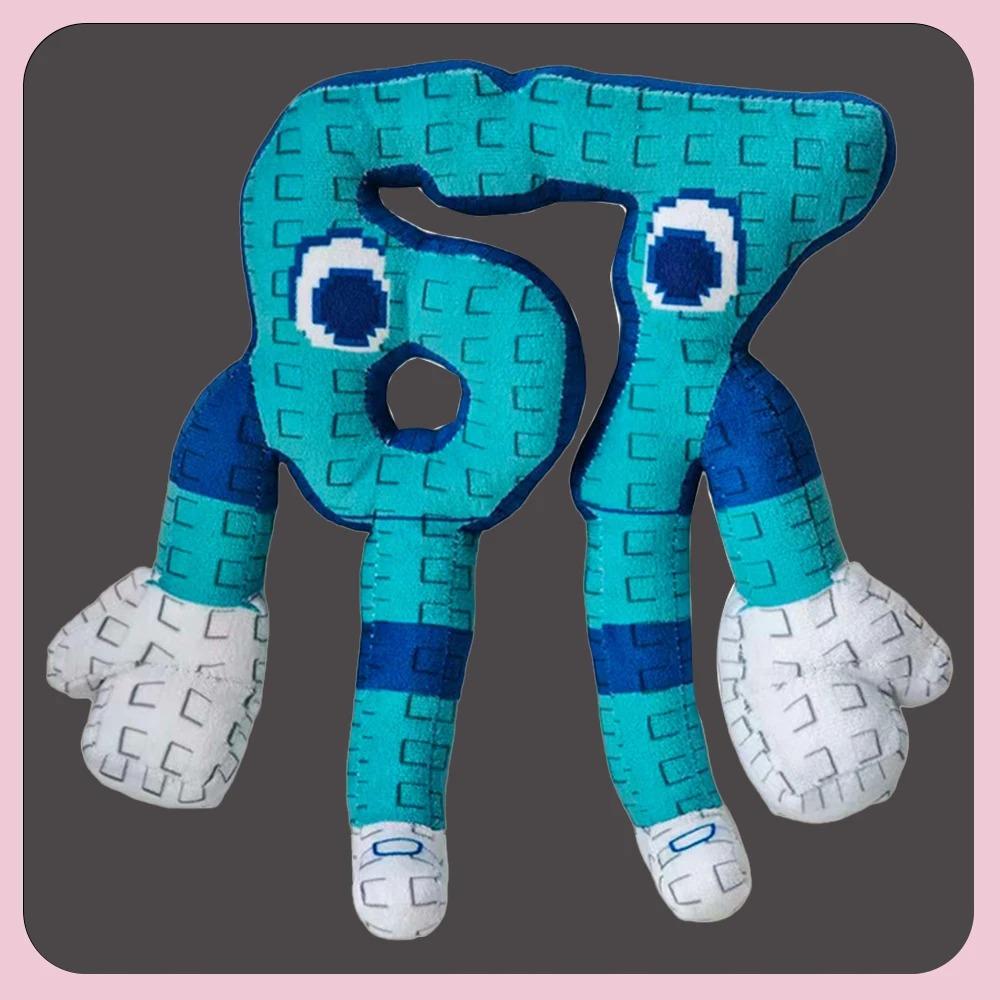 25cm STEAL A BRAINROT Blue No. 67 Plush Toy Cute House Dolls Game Surrounding Blue No. 67 Toys Soft Toys for Kids Birthday Gifts