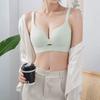 1Pc Seamless Comfortable Large Size Sexy Bra Slimming Nylon Ultrathin Double Shoulder Strap