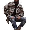 Autumn New Youth Lapel Printed Jacket for Men