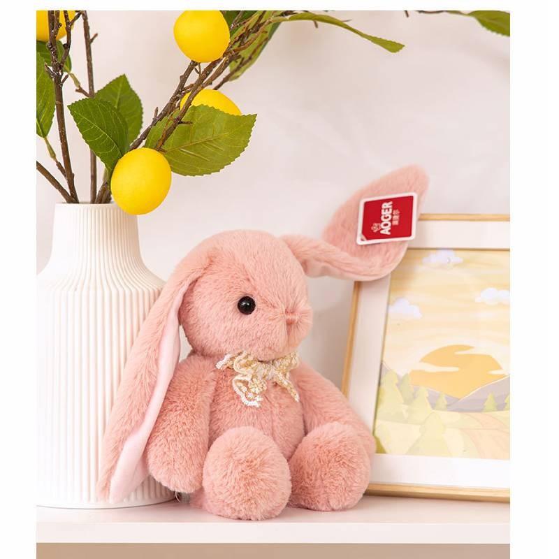 Plush Pink Rabbit Toy Stuffed Doll Cute Bunny Toys Kids Gifts Home Decoration