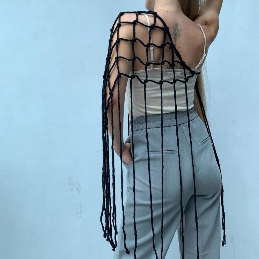 Unique Handwoven Belt Cotton Material Decorative Tassel Accessories Casual Wear