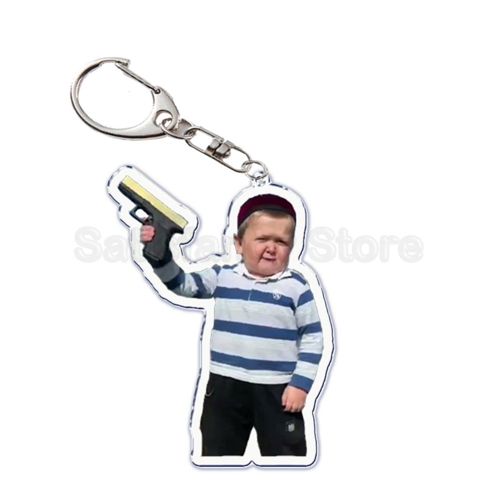 

Funny Hasbulla Magomedov Boxer Keychain KeyRing Key Chains Chaveiro Cute Llavero for Bag Pendant Aaccessories Gift