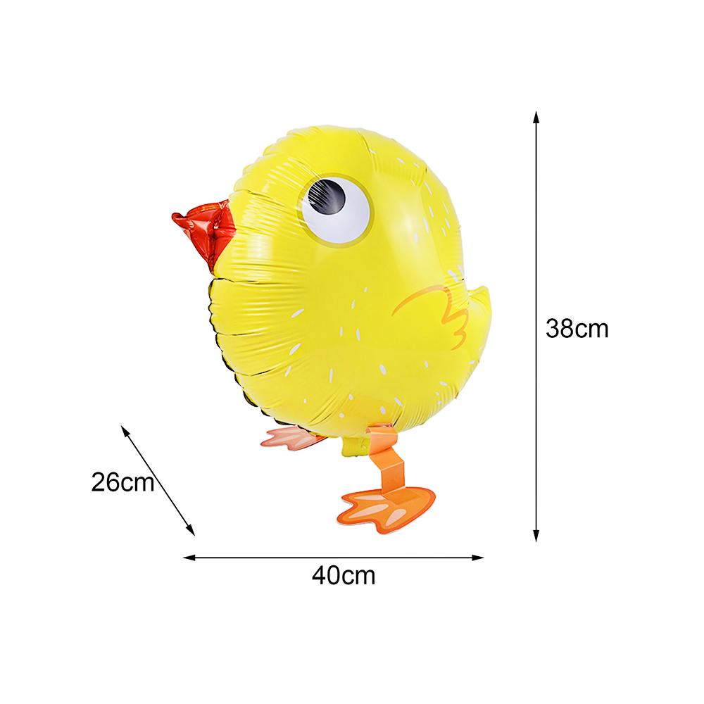 Farm Chick Foil Balloon White Goose Duck Pig Sheep Chicken Walking Animal Balloons Baby Shower Farm Theme Birthday Party Supplie