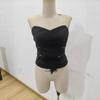 TZ7197 Pure Desire V-Neck Tube Top: Women's Chic Slim-Fit, Sweet and Sexy Fashionable Vest