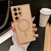 Samsung S26 Ultra/S25 Plus Skin-Feel Magnetic Phone Case with A17 Lens Film Coverage