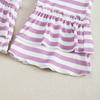 Baby Girls Halloween Pumpkin Embroidery Pullover Neck Long Sleeve Sweatshirt with Elastic Waist Flare Pants Set