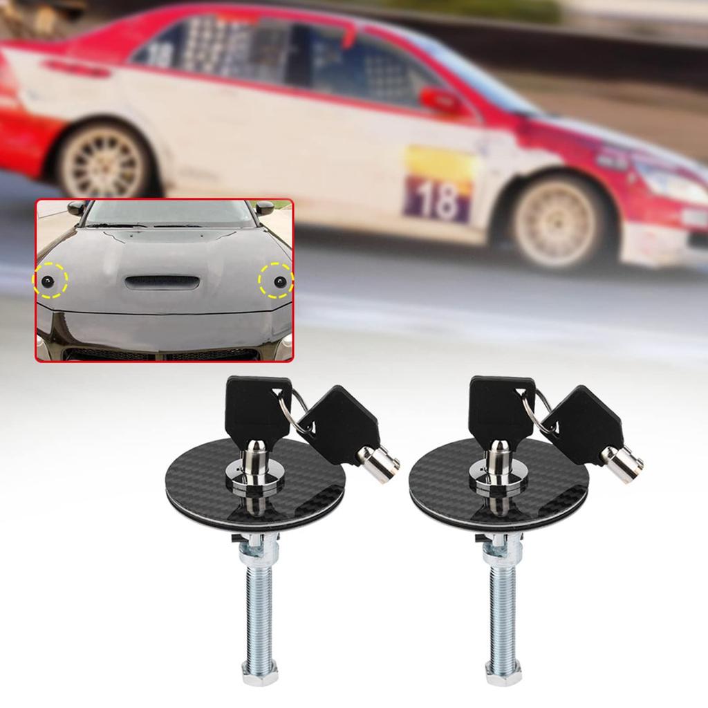 Hood Lock Catch Set Hood Lock Kit Hood Cover Lock Front Hood Cover Lock