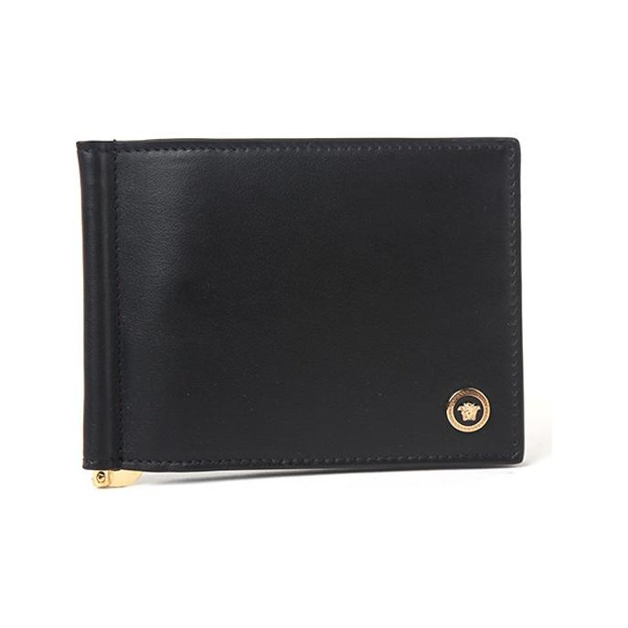 

Versace Medusa Head Three-In-One Minimalist Solid Color Wallet Men Wallet Black DPU5978-DVTE4-D41OH Basic Set (Bag+Dust Bag)