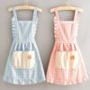 Anti-fouling Canvas Adult Smock Korean Style Cooking Dirt-resistant Aprons New Household Apron