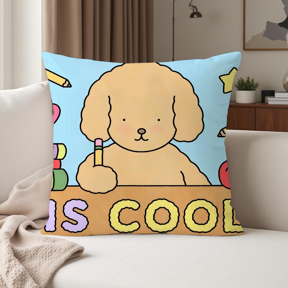 Cartoon Cute B-bobbie G-goods Pillow Case Suitable For Bedrooms Living Rooms Cars Home Decoration