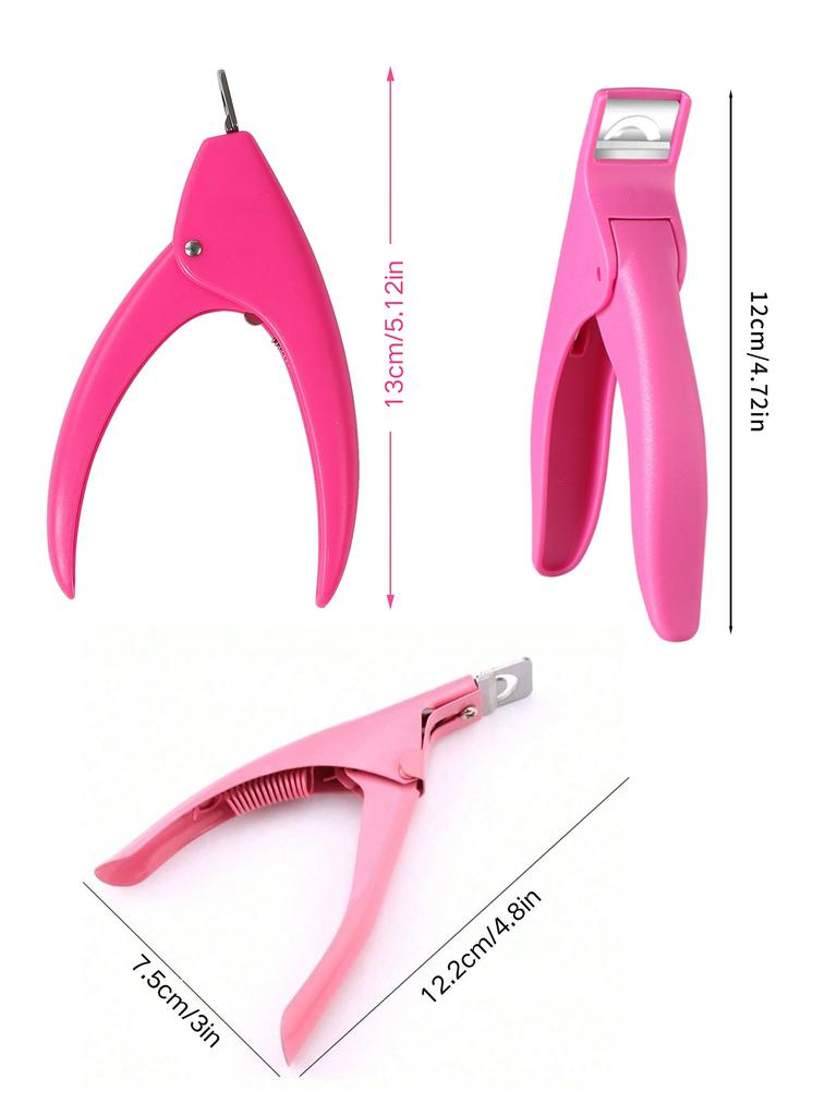 1pcs Professional Nail Clipper U Shape Trimming Straight Cutter Nail Tip Scissors Edge Cutter Professional Simple Manicure Tools
