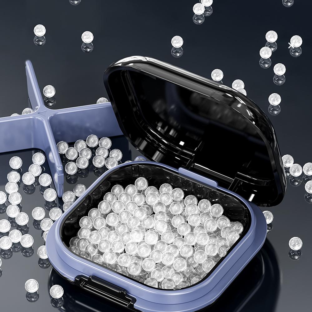 1 Pezzo Scatola Portapillole a 4 Scomparti Scatola Portapillole da Viaggio Leggera Custodia Portapillole Medicine PillBox Organizzatore Medicine Custodia Medicine