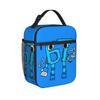Bruh Steal a Brainrot 67 Six Seven Insulated Lunch Bag Large Brainrot Meme Reusable Cooler Bag Lunch Box Tote Food Storage Bags