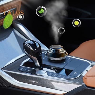 Solar Car Air Freshener Automatic Rotatable Long Lasting Fragrance Air Purifying Auto Aromatherapy Diffuser Ornament Car Interior Accessories