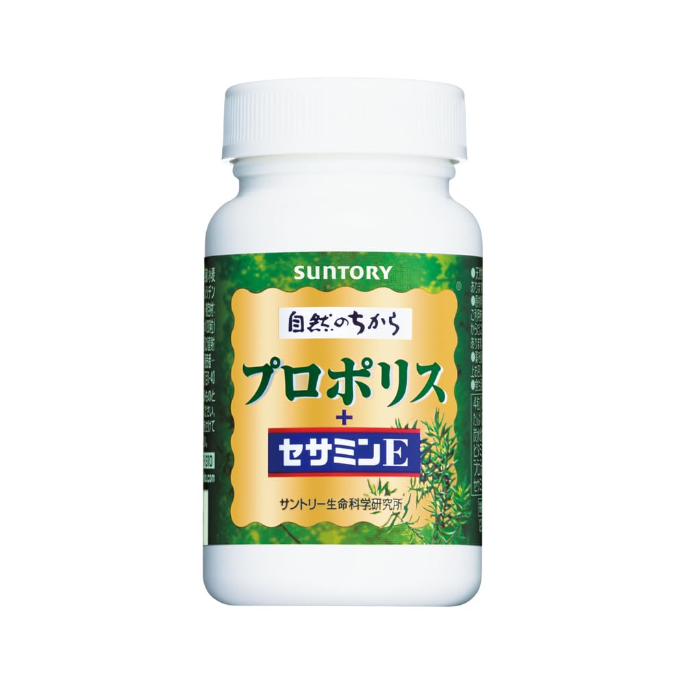 

Харчова добавка Suntory Propolis + Sesamin E, з прополісом, сезаміном, вітаміном Е, 120 таблеток на 30 днів