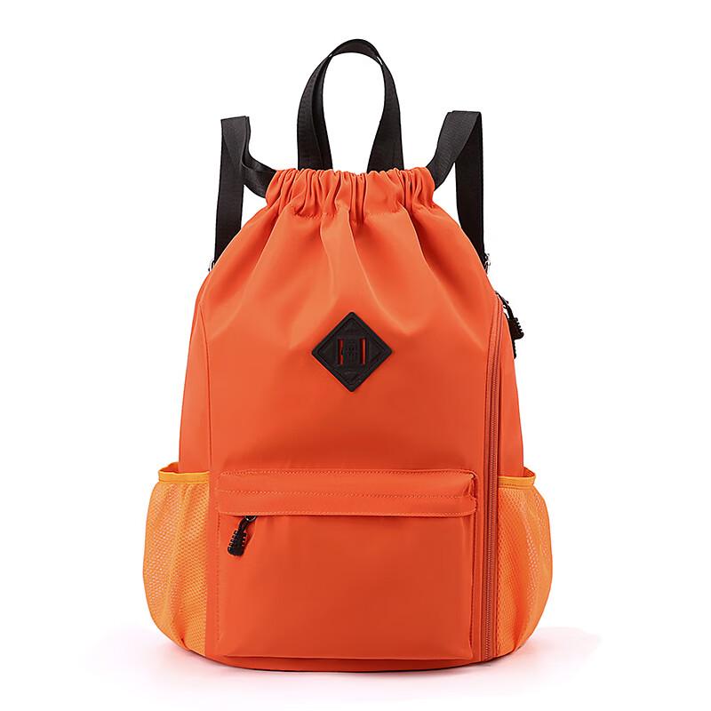 Портативный спортивный и дорожный рюкзак на завязках