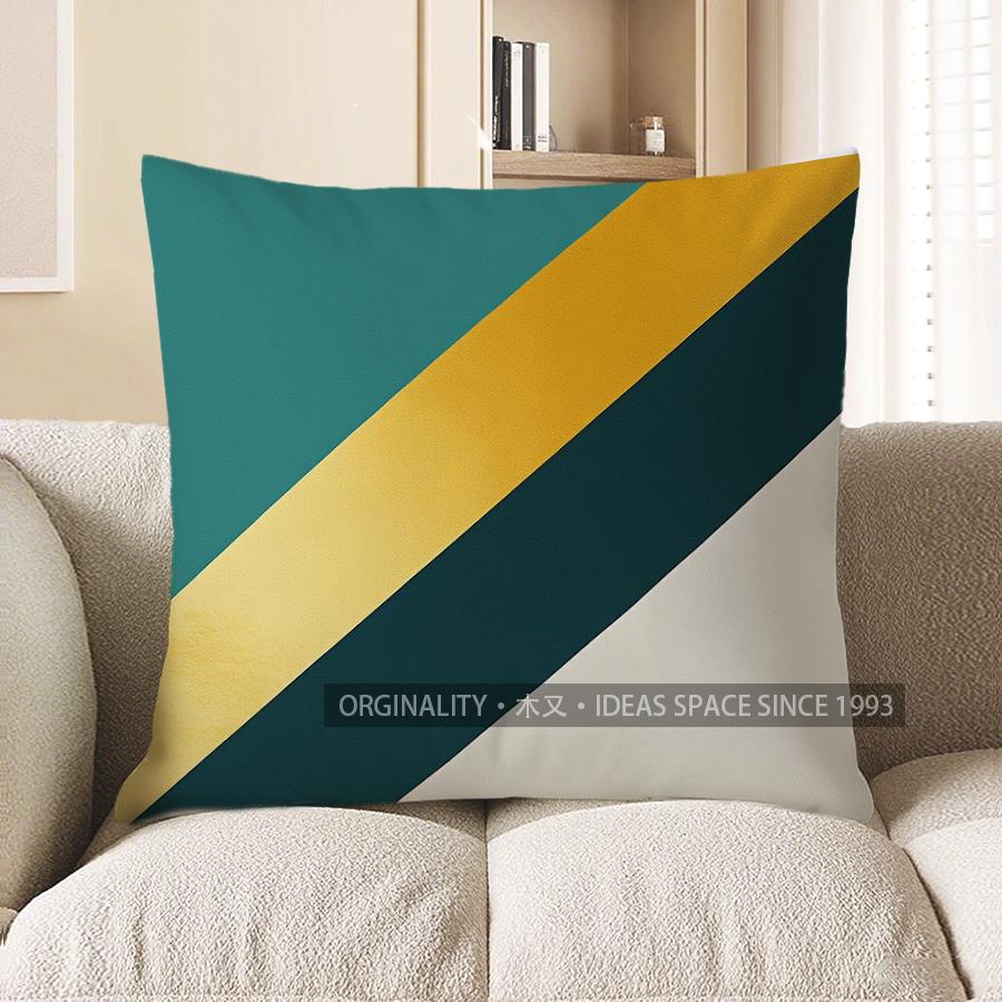 Home Decor Geometric Pattern Throw Pillow for Modern Home Pattern Cushion Cover Suitable for Sofa Bedroom Car Pillow Cover