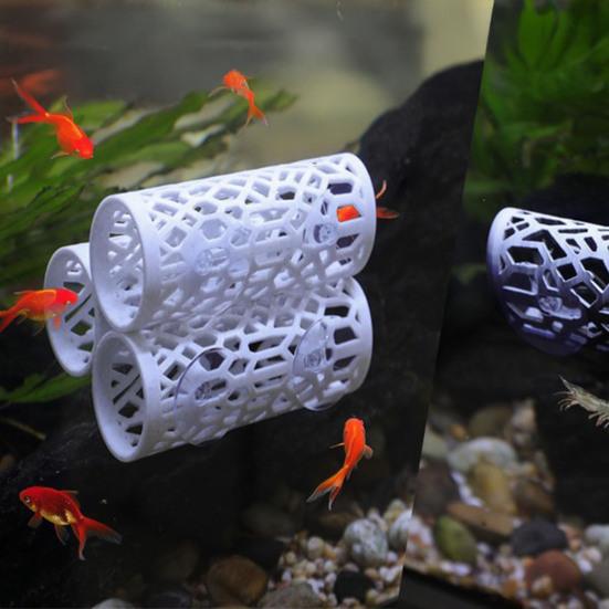 Тунель 3-в-1 для рибки півника, декор для акваріума, укриття для дрібних рибок, гамак для півника на присосках, трубка для відпочинку та ігор для півників, гупі, неонів