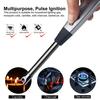 1 Set Multi-purpose Electronic Igniter Windproof USB Rechargeable Power Display Safety Protection Igniting