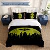 Batman 3‑Piece Bedding Set Soft Microfiber Duvet Cover Pillowcases Comfortable Bed Linen for Bedroom Decoration