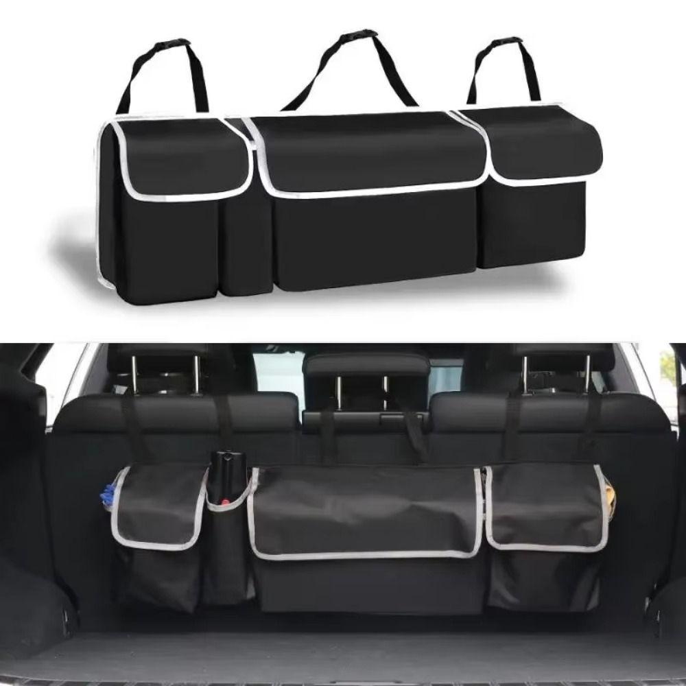 Oxford Cloth Vehicle Organizer Box Multifunctional Car Interior Organizer  Back Seat