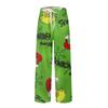 Men's Knitted Fashion Print Pocket Casual Pants Pajama Pants