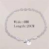 925 Silver 4MM Twisted Rope Bracelets For Women Men Fashion Minimalist Couple Chain Bracelet Male Unisex Jewelry Gifts