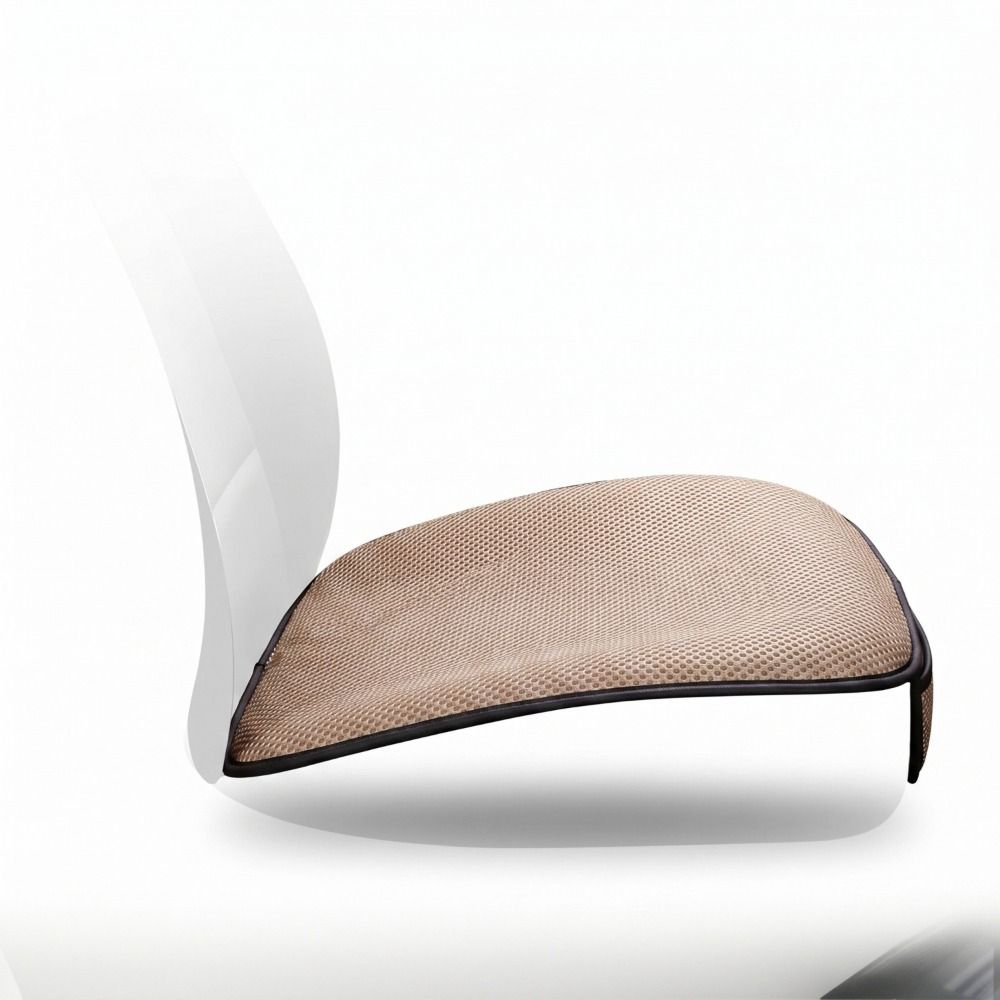 Ice Silk Material Ice Silk Car Seat Cushion With Storage Bag Ventilated Seat Cushion Summer Use