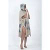 Damen-Poncho mit Kapuze, Baumwoll-Musselin-Stoff, Strandkleidung oder Freizeitkleidung/Vertuschungen, Mehrzweck-Poncho