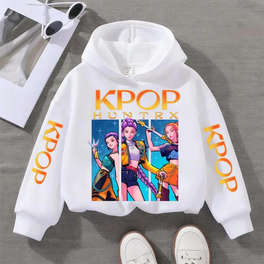Hoodies Sweatshirts Girls Cartoon Girl Comfortable Hooded Sweatshirt Children's Fashionable Casual Top Casual Girl's Clothing