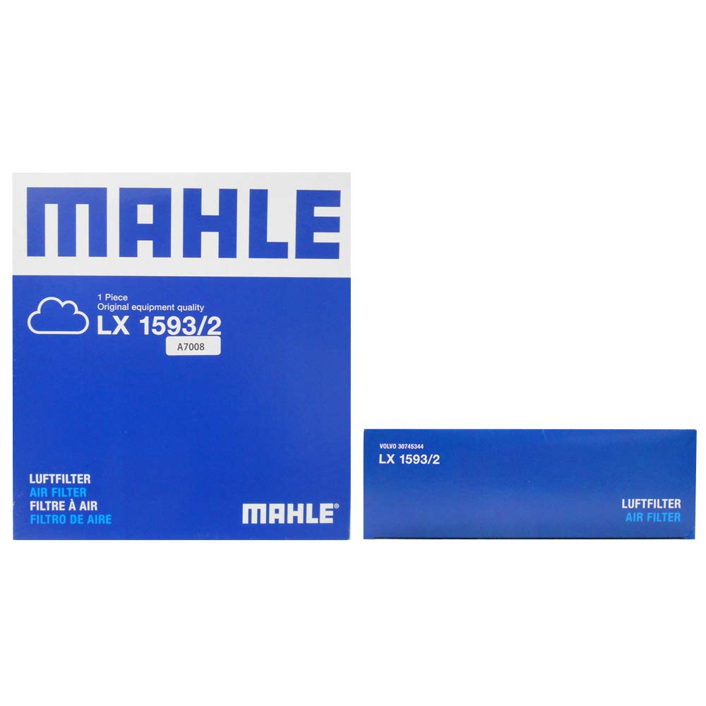 MAHLE Air Cleaner Filter for Volvo and XC70 and Model Compatibility Confirmation S60, S80, V60, V70, XC60, (CBA-AB6304T, DBA-AB6304T, CBA-AB6324,
