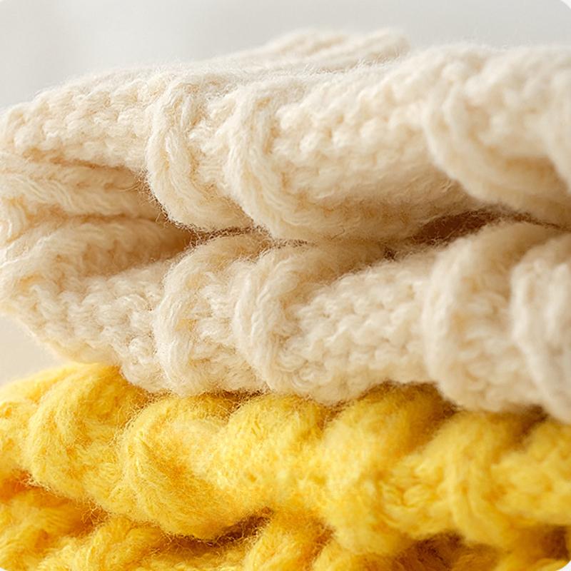 New Women's Winter Hat Beanie Hats For Women Knit Cap Fashion Warm Wool Couple Cap Bonnet Woman Winter Twist Female Bonnet