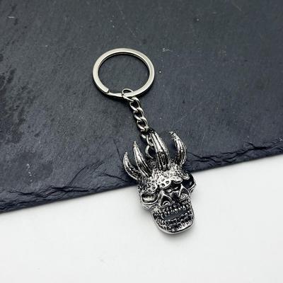 Hip Hop Punk Hannya Oni Schlüsselanhänger Anhänger - Kühles Retro Autoornament für Herren