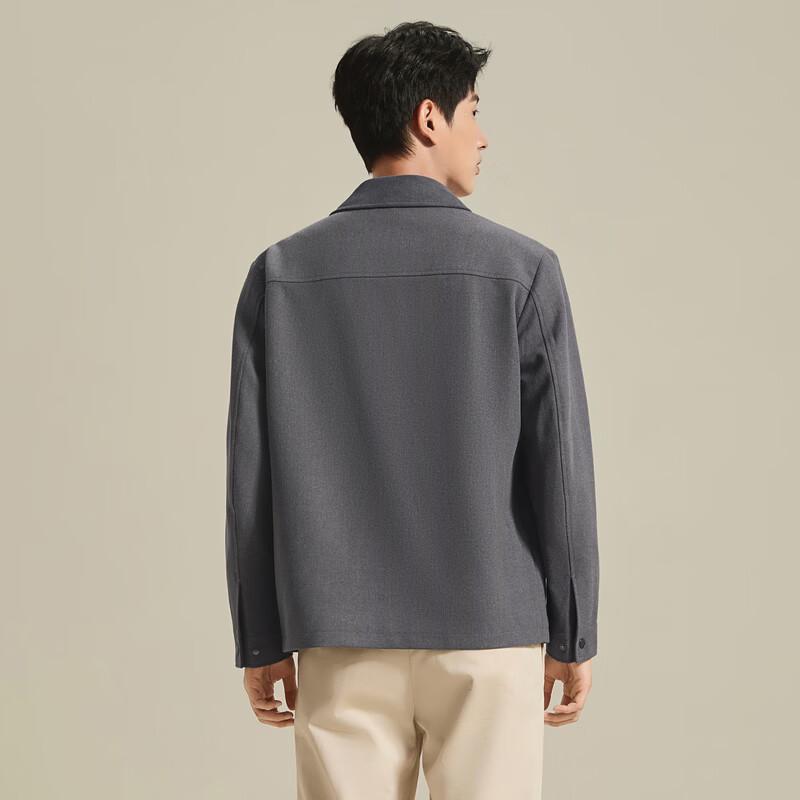 SEVEN Men's Wool Blend Business Casual Jacket