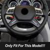 Car Steering Wheel Panel Lip Cover Decoration Trim For Mercedes Benz C E ML Class W204 2011-2013 Interior Accessories Sticker