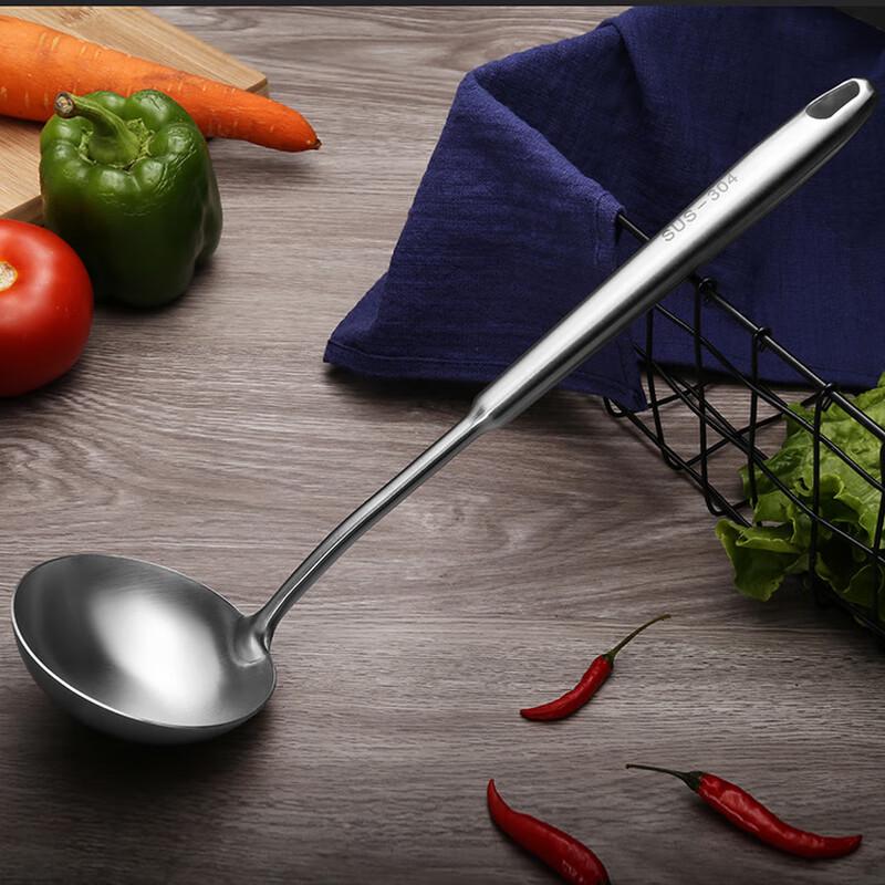 

ZISIZ Stainless Steel Hollow Handle Soup Ladle Set