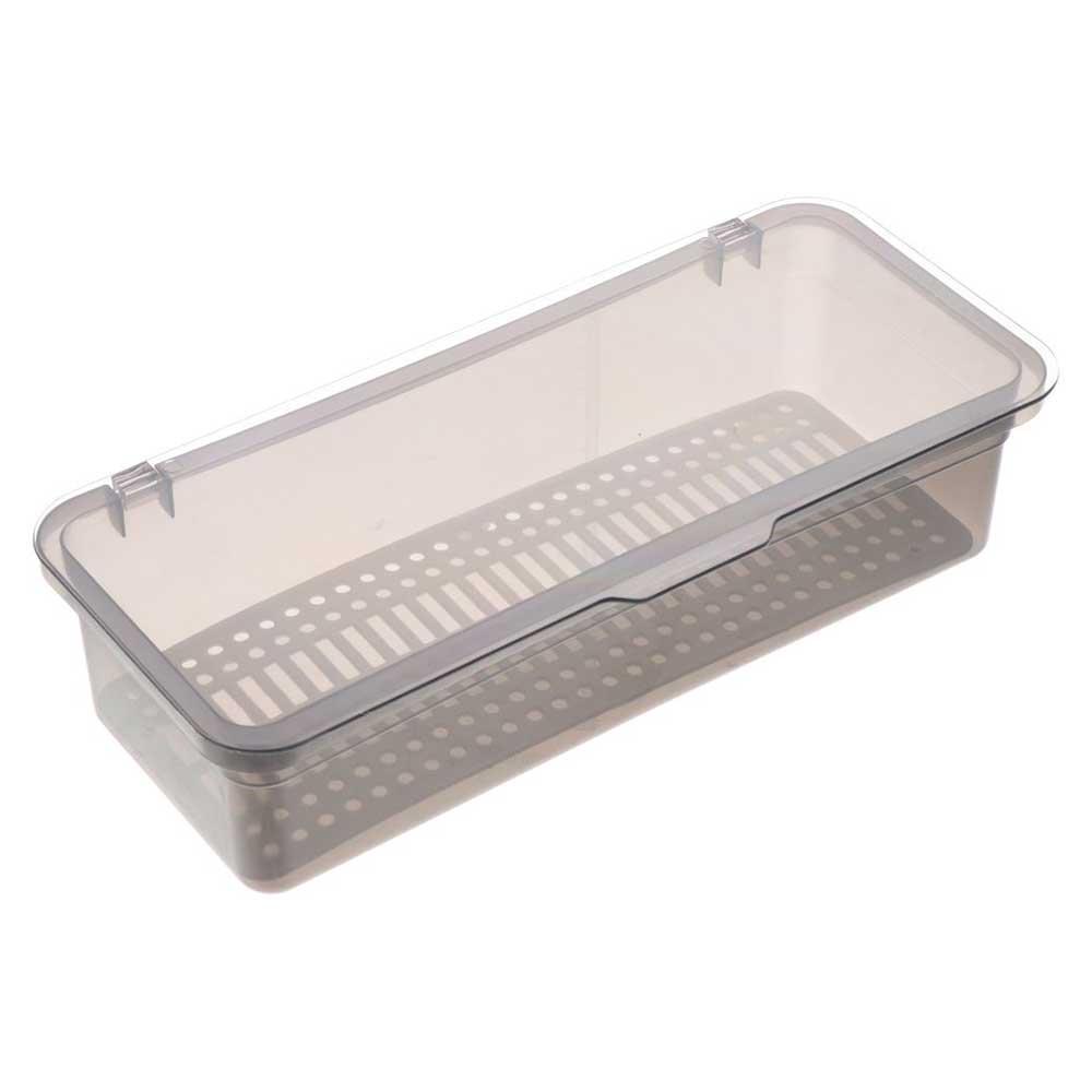 Drainer Tidy Cosmetic Make-up Brush Holder Spoon Fork Tray Cutlery Storage Box Tableware Organizer