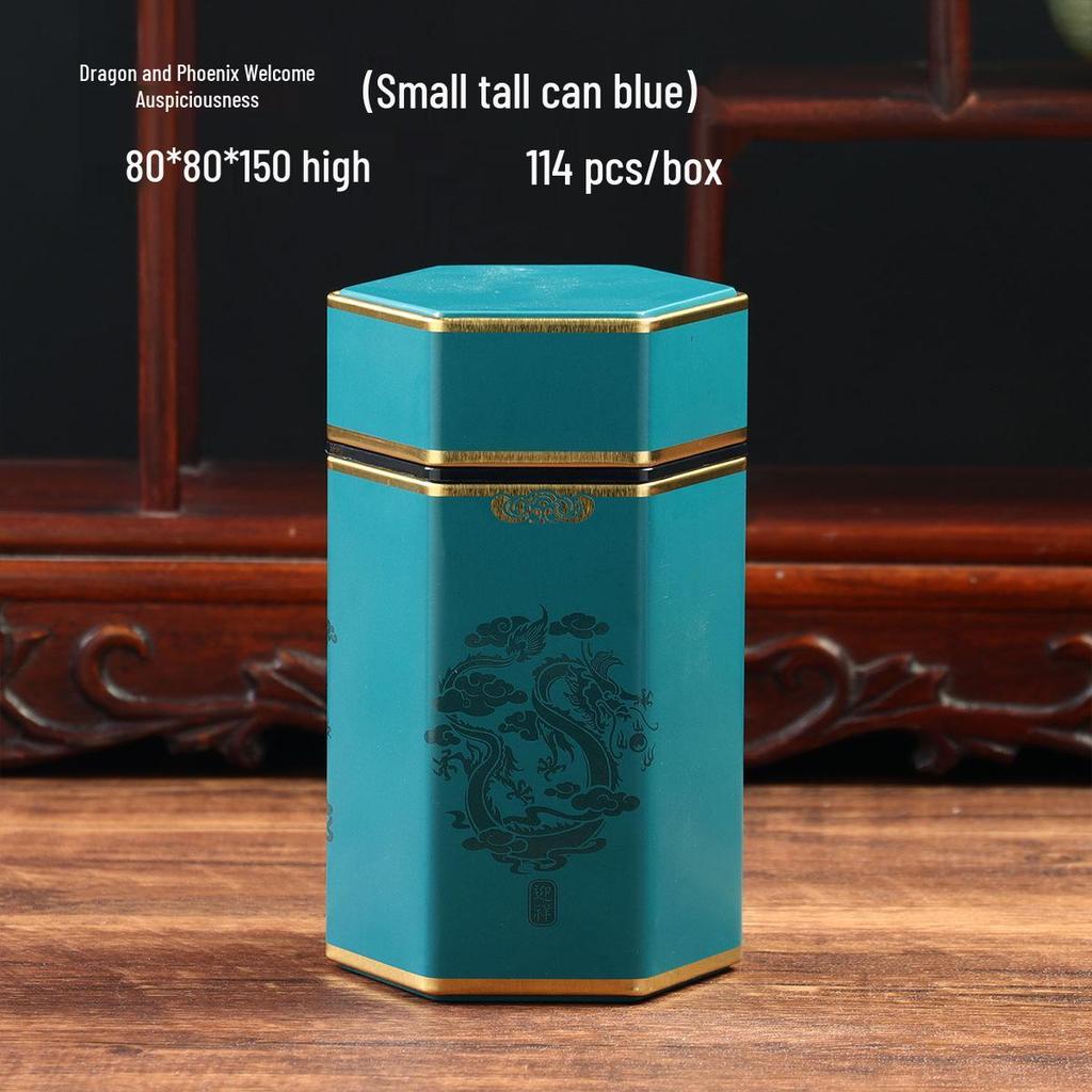 50g Chinese Style Sealed Tea Can for Black and Green Tea