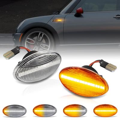 POPMOTORZ LED Side Marker Sequential Turn Signal for BMW Mini R50 R53 R52 Mini