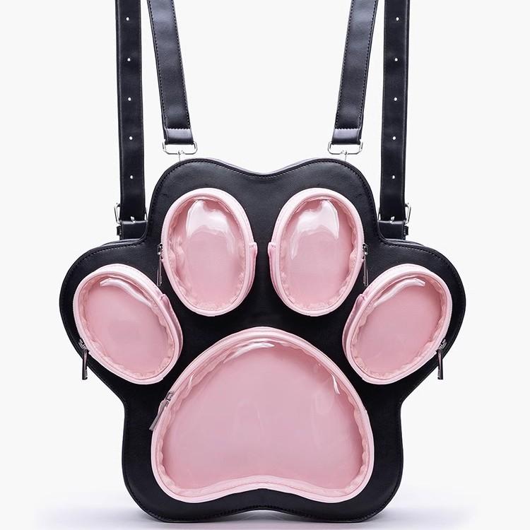 Multi-Painful Cat Claws Cute Girl Pain Bag Foreign Style Versatile Large Capacity Crossbody Backpack