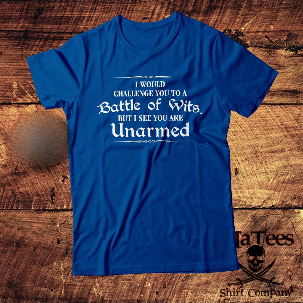 Ich würde dich zu einem Duell der Köpfe herausfordern, aber ich sehe, du bist unbewaffnet Herren Trainingsanzug T-Shirt Sommer Freizeit Sportbekleidung Pullover Tops