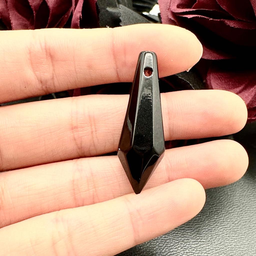 Fashion DIY Colorful Stone 11*33mm 16*50mmJewelry Drop Tip Ice Beads Hanging Beads Acrylic Stone Pendant for Prom Dress