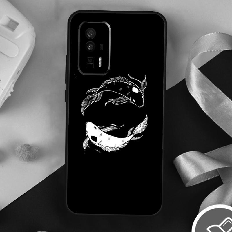 Ying Yang Koi Fish Case For POCO X3 X5 X6 F6 Pro M6 M5s F3 F5 Xiaomi 11T 12T 13T Pro 14 Ultra 12 13 Lite Cover